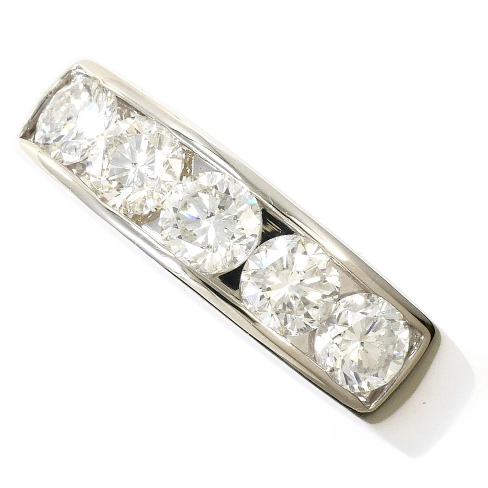 PT900 Platinum Ring, 1 Diamond (1.00ct), with Certificate of Authenticity, To...